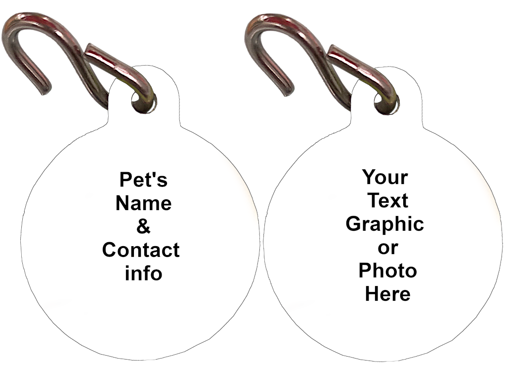 Round Pet Tag Small