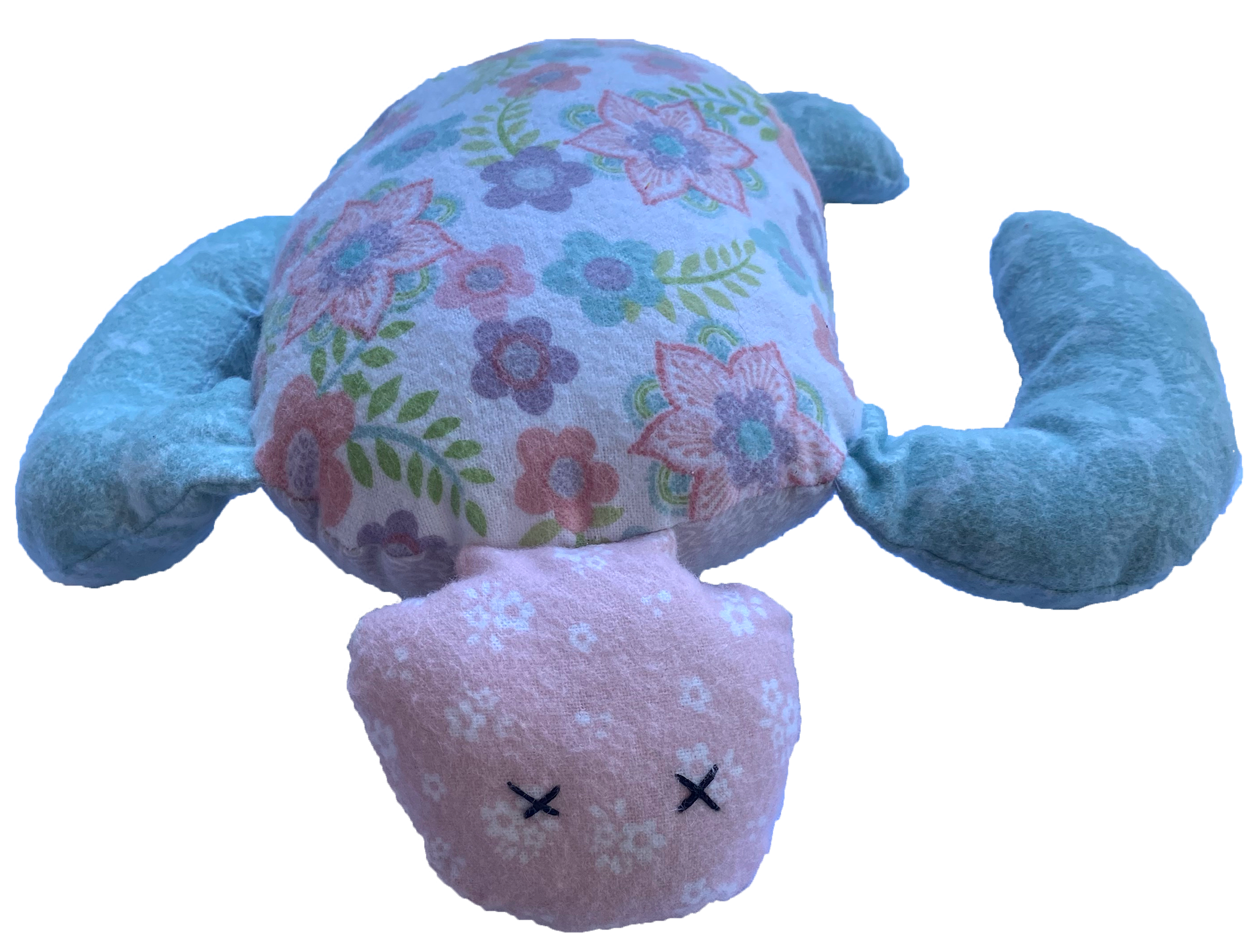 Blue-Pink Flowery Turtle 01b